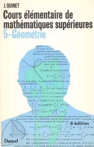 خرید و دانلود نسخه کامل کتاب Cours élémentaire de mathématiques supérieures - tome 5 - géométrie, 6e édition