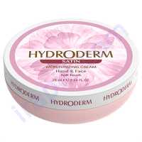 کرم کاسه ای مرطوب کننده و نرم کننده دست و صورت Satin صورتی هیدرودرم 75 میلی لیتر