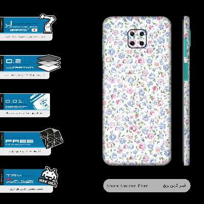 برچسب پوششی ماهوت مدل Painted-Flowers-FullSkin مناسب برای گوشی موبایل شیائومی Redmi Note 9 Pro