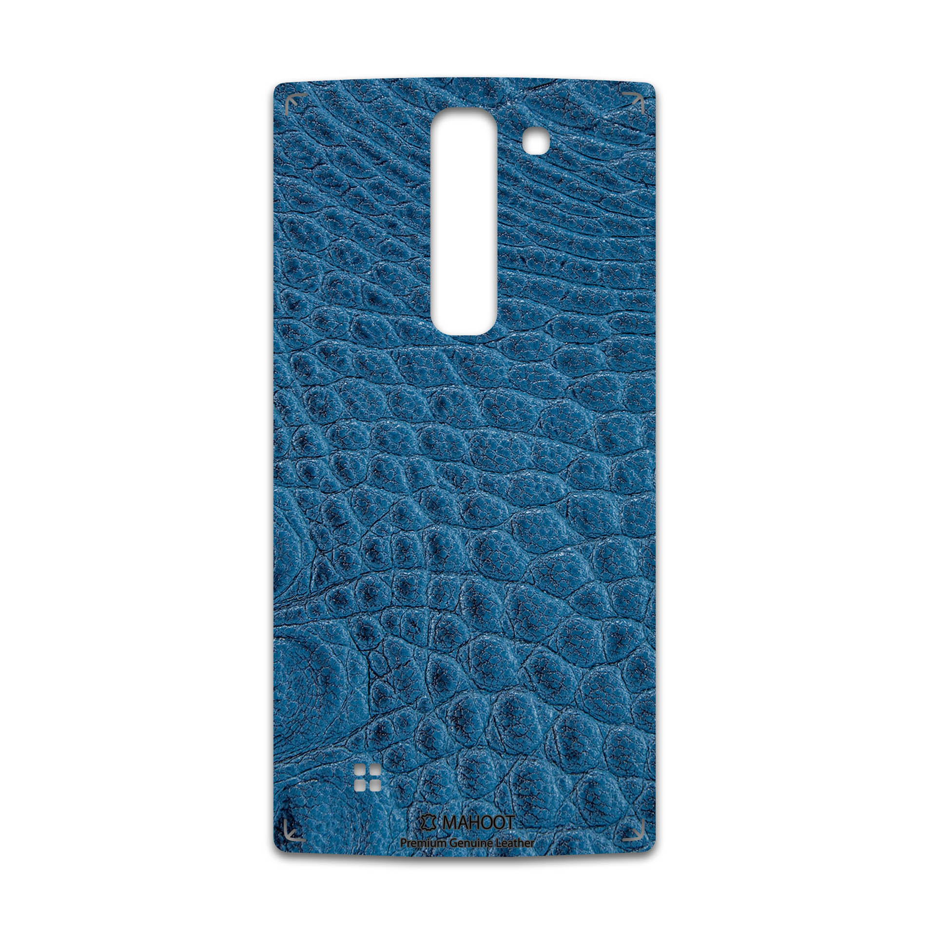 برچسب پوششی ماهوت مدل Blue-Crocodile-Leather مناسب برای گوشی موبایل ال جی Magna