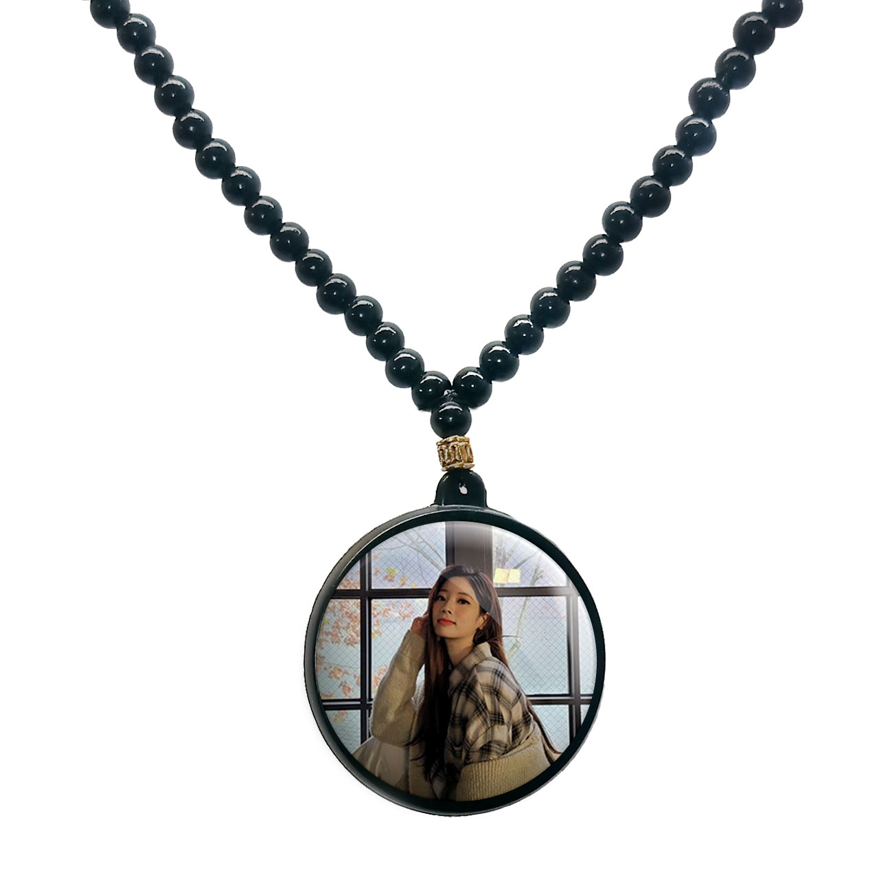 گردنبند پرمانه طرح تو ایس کد pmd.19648 مدل دو طرفه