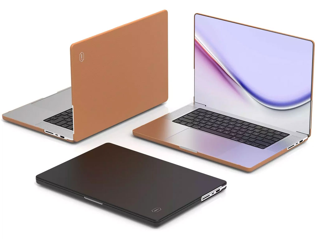 کاور بدنه مک بوک پرو 142 اینچ 2021 ویوو WIWU Leather Shield Case macbook 142&amp;quot; pro 2021