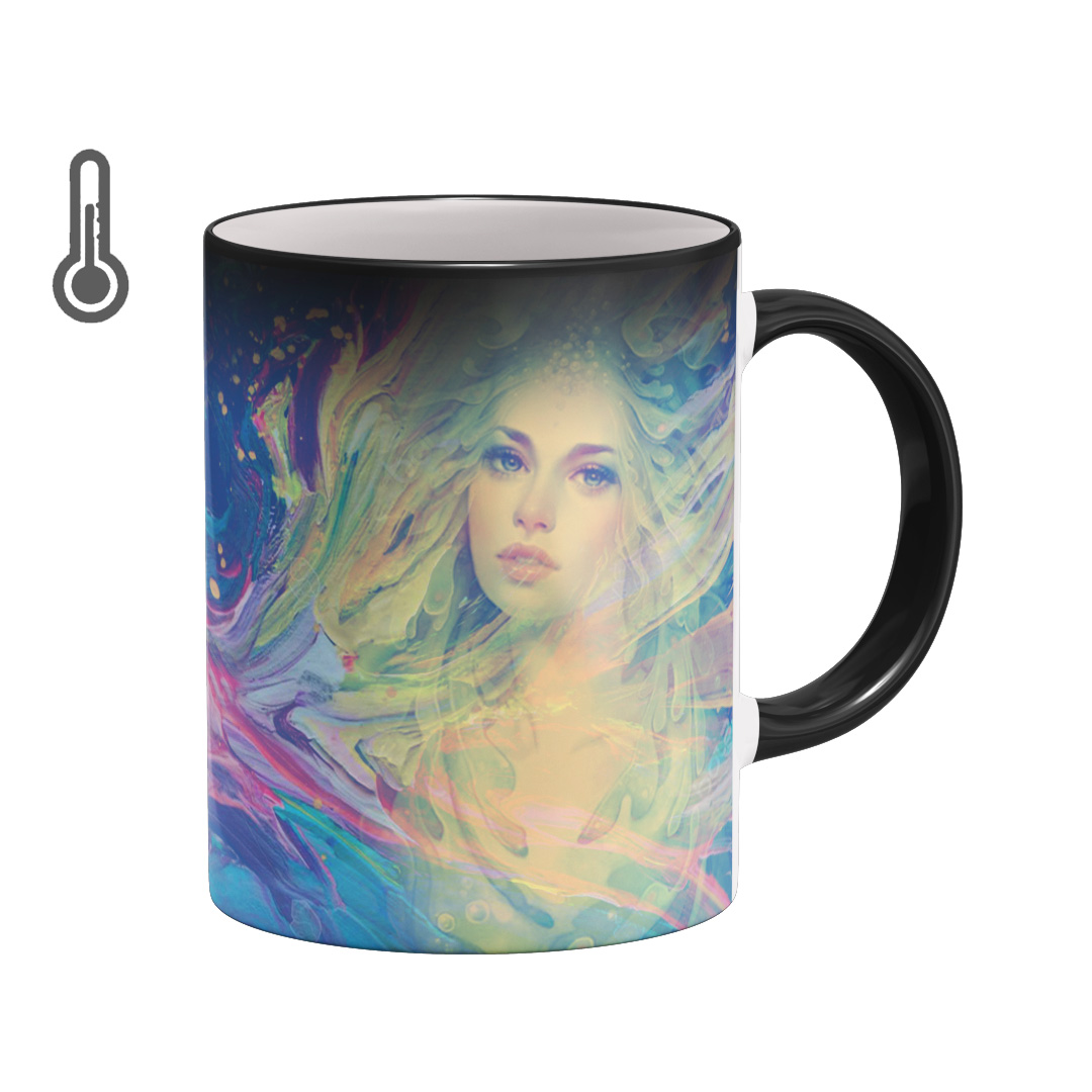 ماگ حرارتی بیگ ماگ مدل فانتزی دخترانه کد 5356