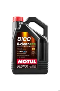 روغن و مکمل موتور 8100 X CLEAN EFE 5W 30 ٪ 100 وسیله نقلیه مصنوعی 4 لیتر 2022 تولید موتول Motul