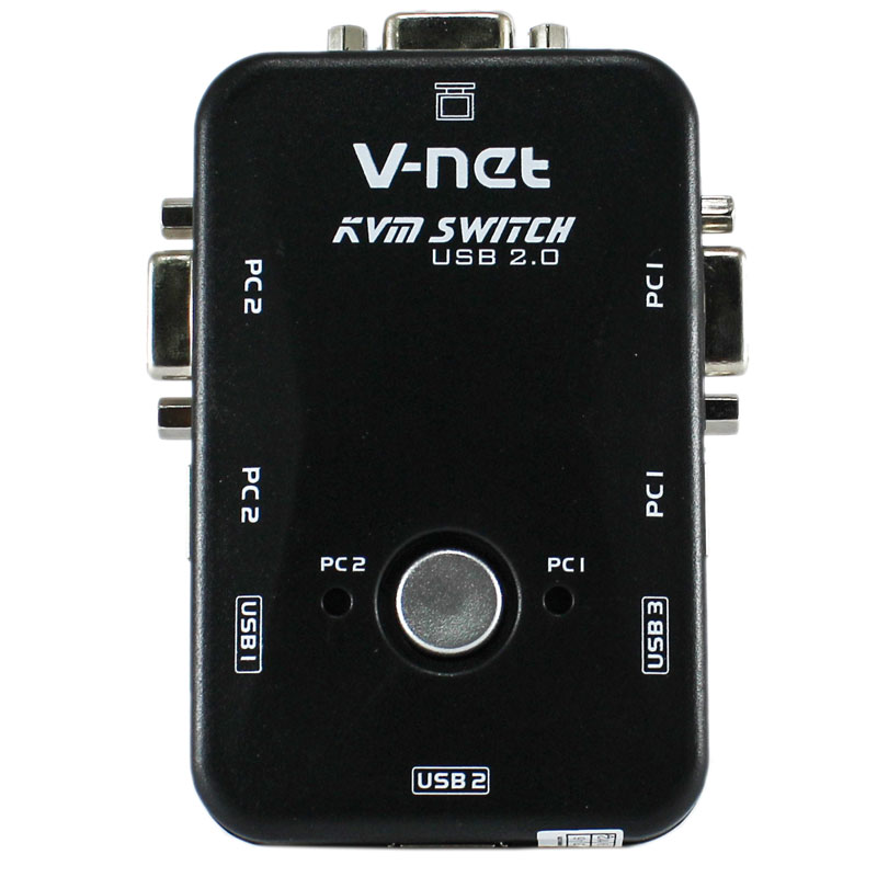کی‌وی‌ام سوییچ 2 پورت V-net