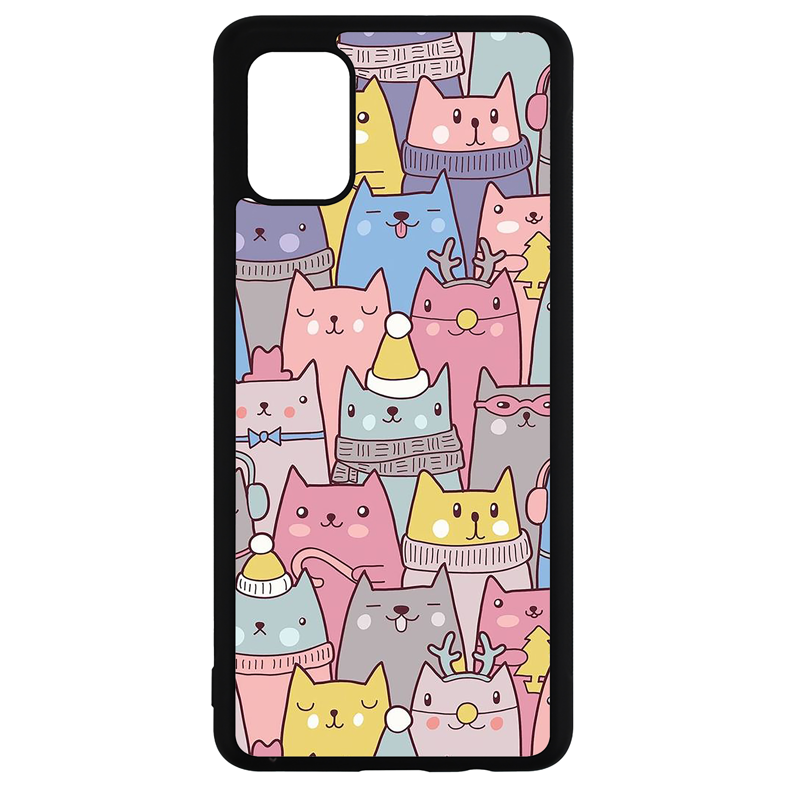 کاور طرح Cat مدل CHL50074 مناسب برای گوشی موبایل سامسونگ Galaxy A51