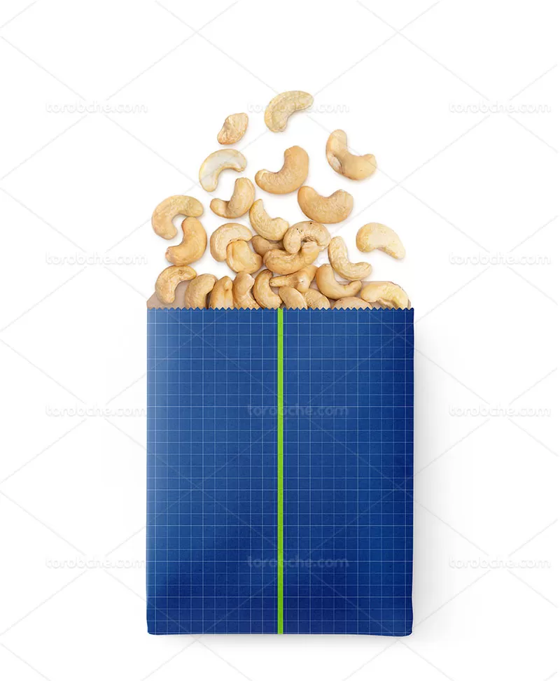 موکاپ بسته بندی آجیل | گرافیک با طعم تربچه