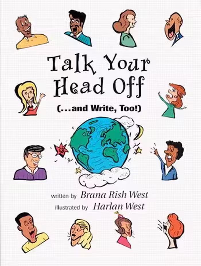 Talk Your Head Off کتاب تاک یور هد آف (گلاسه رحلی)