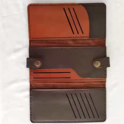 کیف پول چرمی مدل سه لت کد sc1