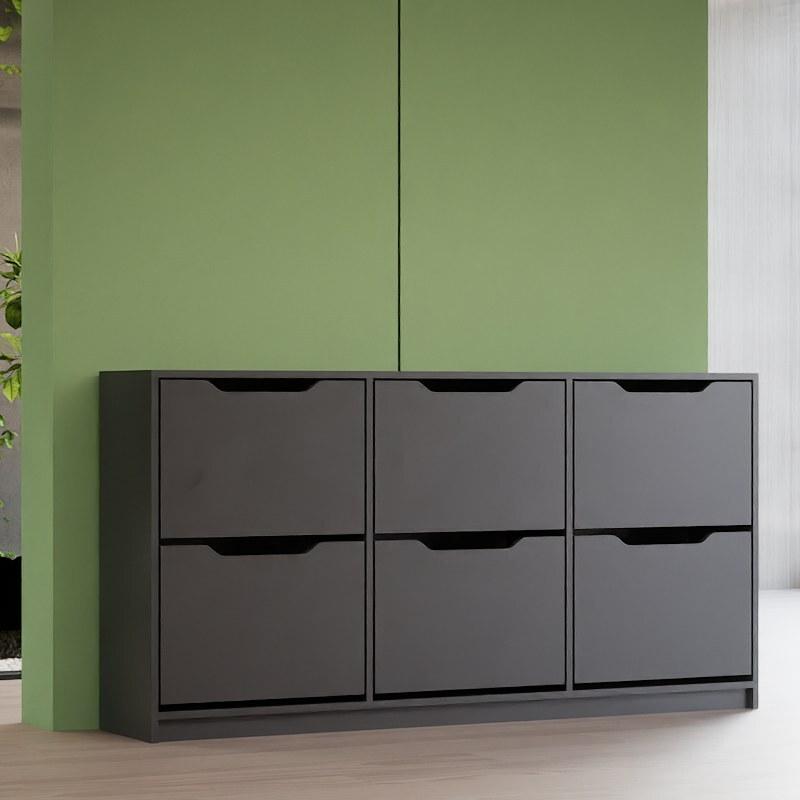 جاکفشی پایه سنگی داشبوردی شش درب (ام دی اف) MDF(هزینه ارسال به عهده مشتری) | choobsub