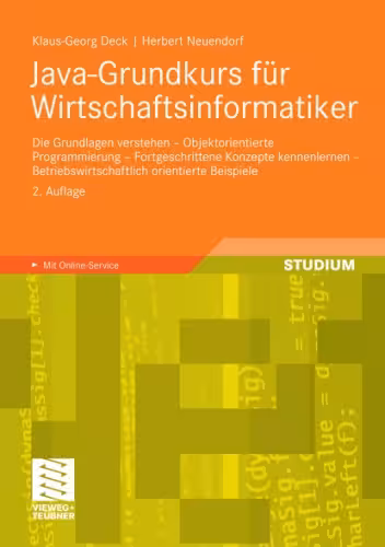 خرید و دانلود نسخه کامل کتاب Java-Grundkurs fur Wirtschaftsinformatiker, 2. Auflage