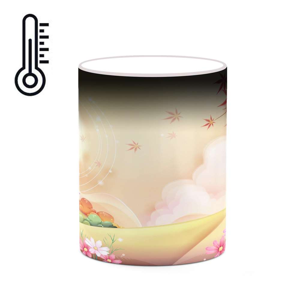 ماگ حرارتی کاکتی طرح نقاشی کارتونی مدل mgh18766