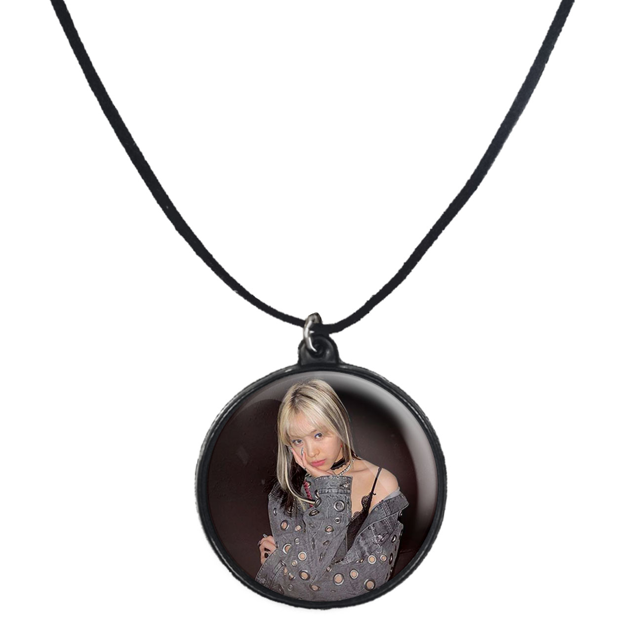 گردنبند پرمانه طرح گروه موسیقی ایتزی کد pmb.13290 مدل دو طرفه