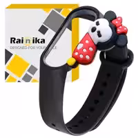 بند رینیکا مدل Minnie Mouse 33 مناسب برای مچ بند هوشمند شیائومی Mi Band 3
