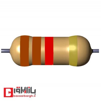 مقاومت 1.1 کیلو اهم 1/4 وات 5 درصد