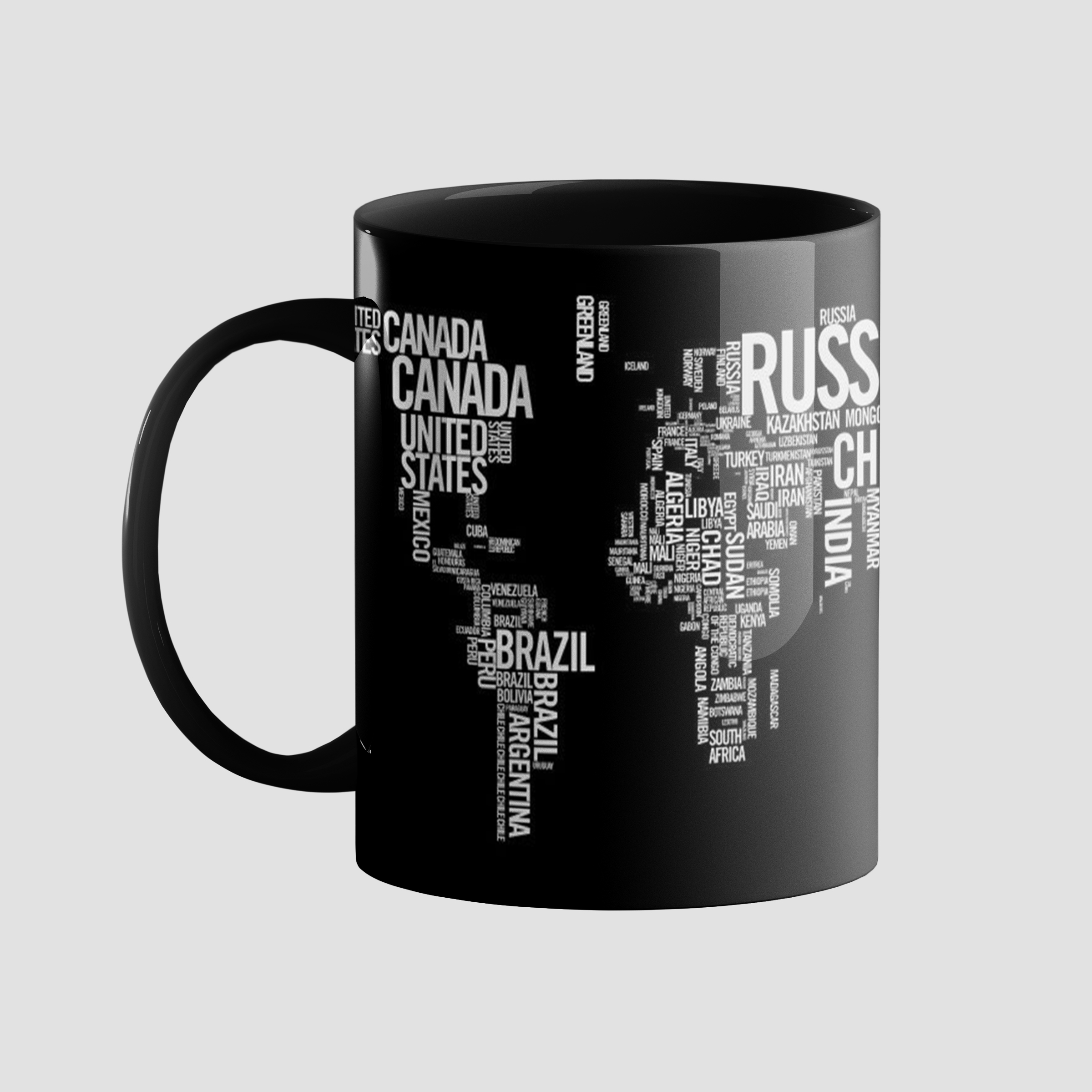 ماگ طرح نقشه جهان کد 313