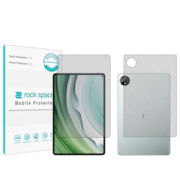 گلس صفحه نمایش و پشت تبلت هوآوی MatePad Pro 11 2024 مدل نانو هیدروژل مات برند راک اسپیس کد LL