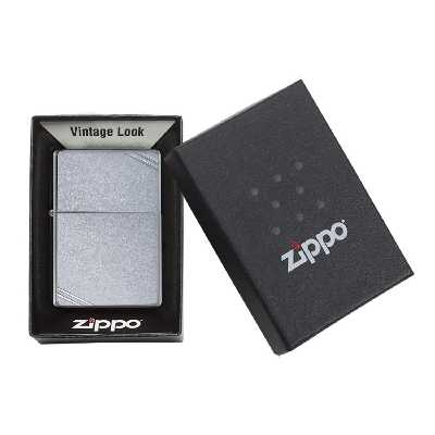 فندک زیپو مدل Street ChromeVintage کد 267