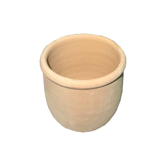 ظرف سفالی خام مدل خمره کد kh101