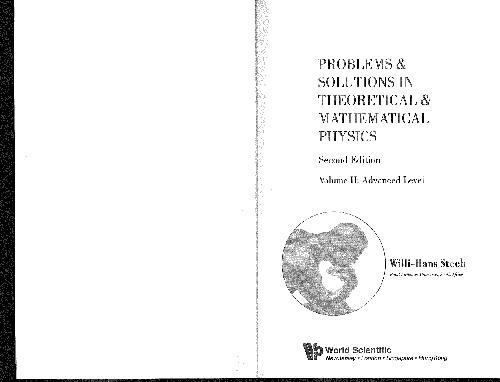 خرید و دانلود نسخه کامل کتاب Problems and Solutions in Theoretical and Mathematical Physics: Advanced Level