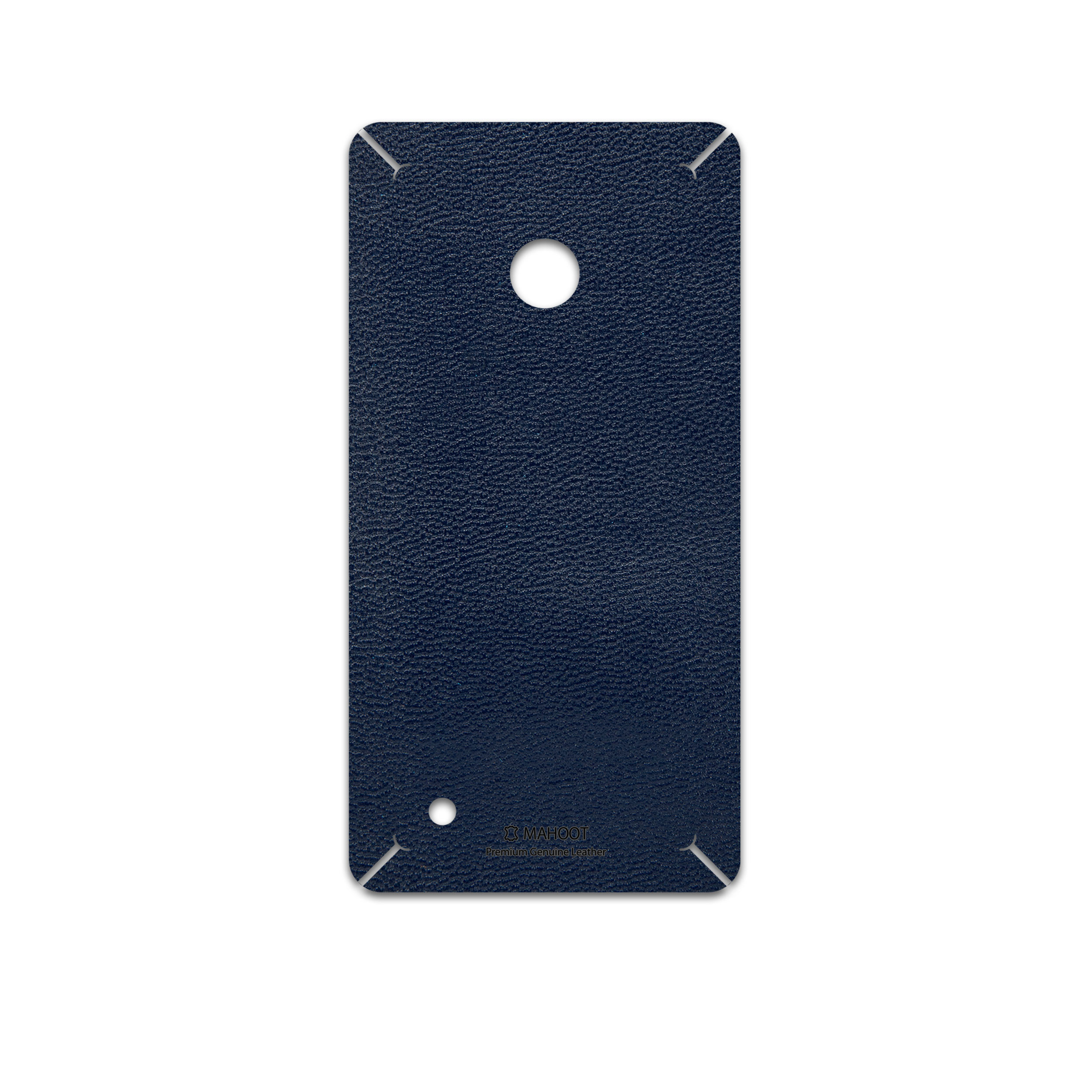برچسب پوششی ماهوت مدل Deep-Blue-Leather مناسب برای گوشی موبایل نوکیا Lumia 530