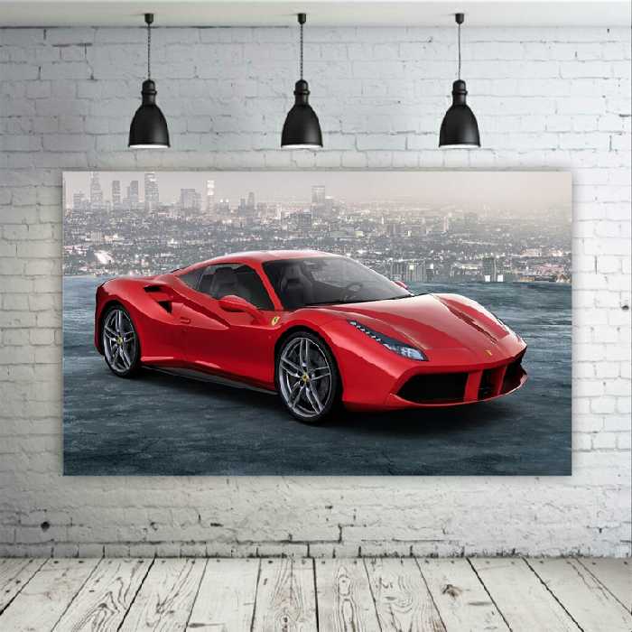 تابلو شاسی طرح ماشین کد BL429 | دنیای قاب