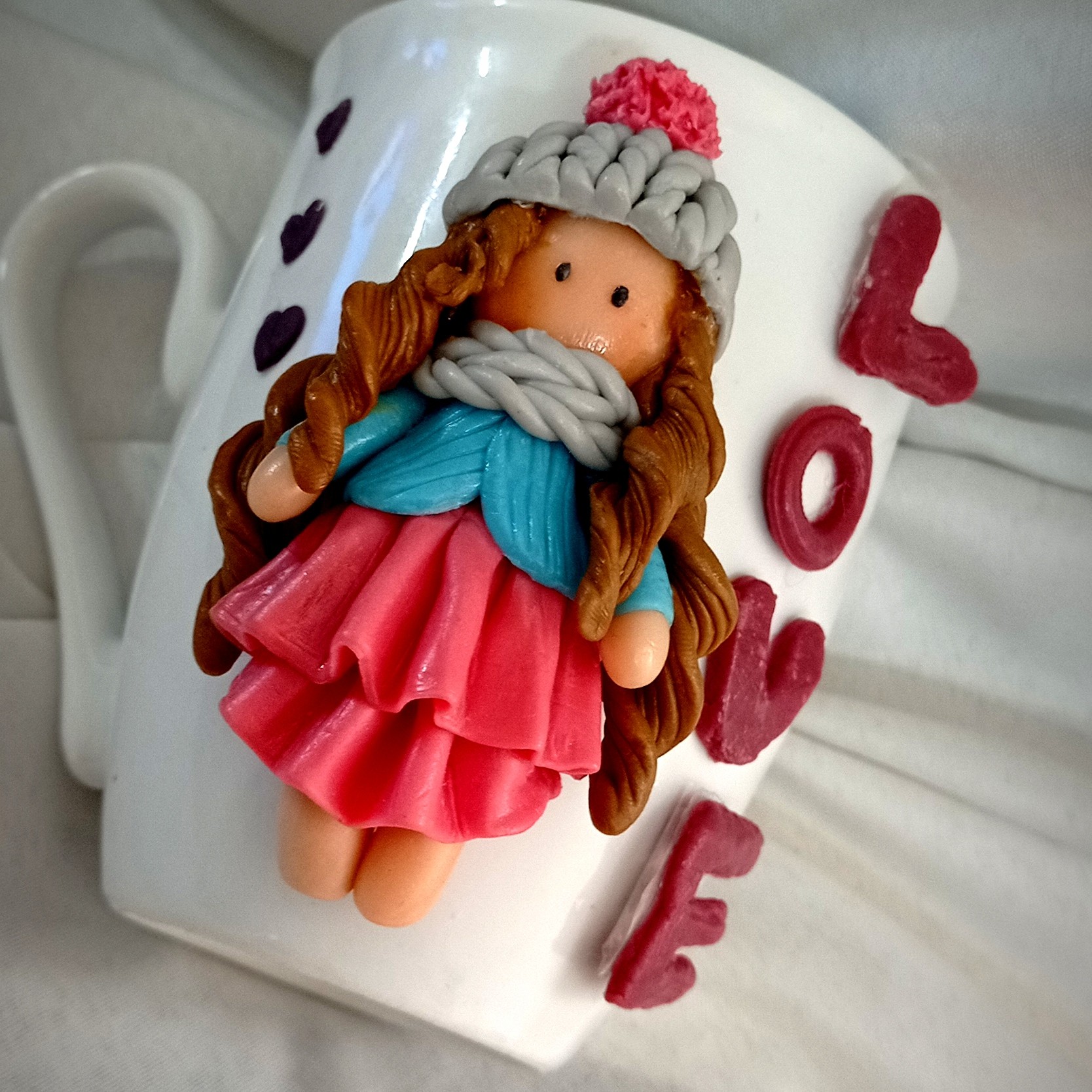 ماگ عروسکی برفی