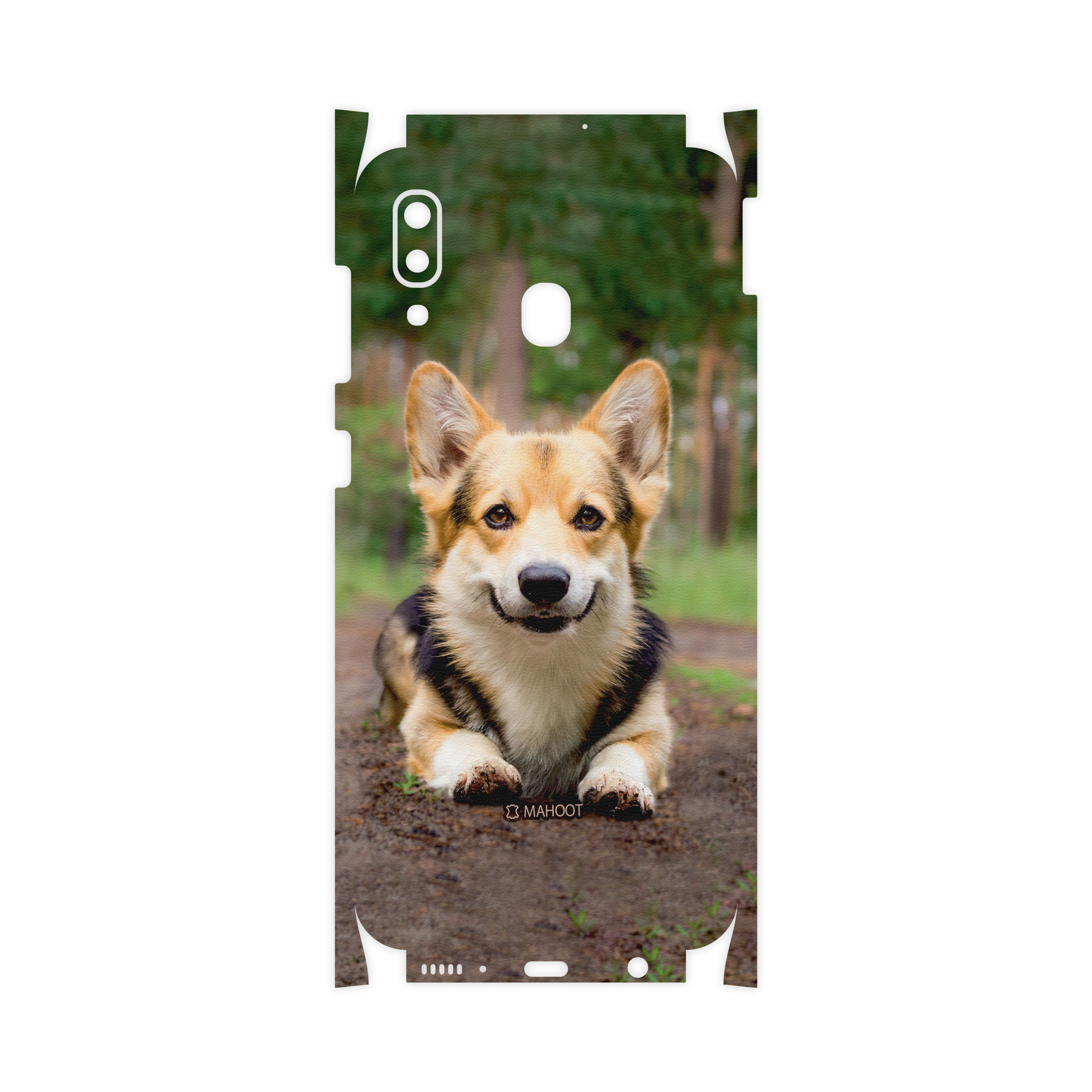 برچسب پوششی ماهوت مدل Dog-2-FullSkin مناسب برای گوشی موبایل سامسونگ Galaxy M10s