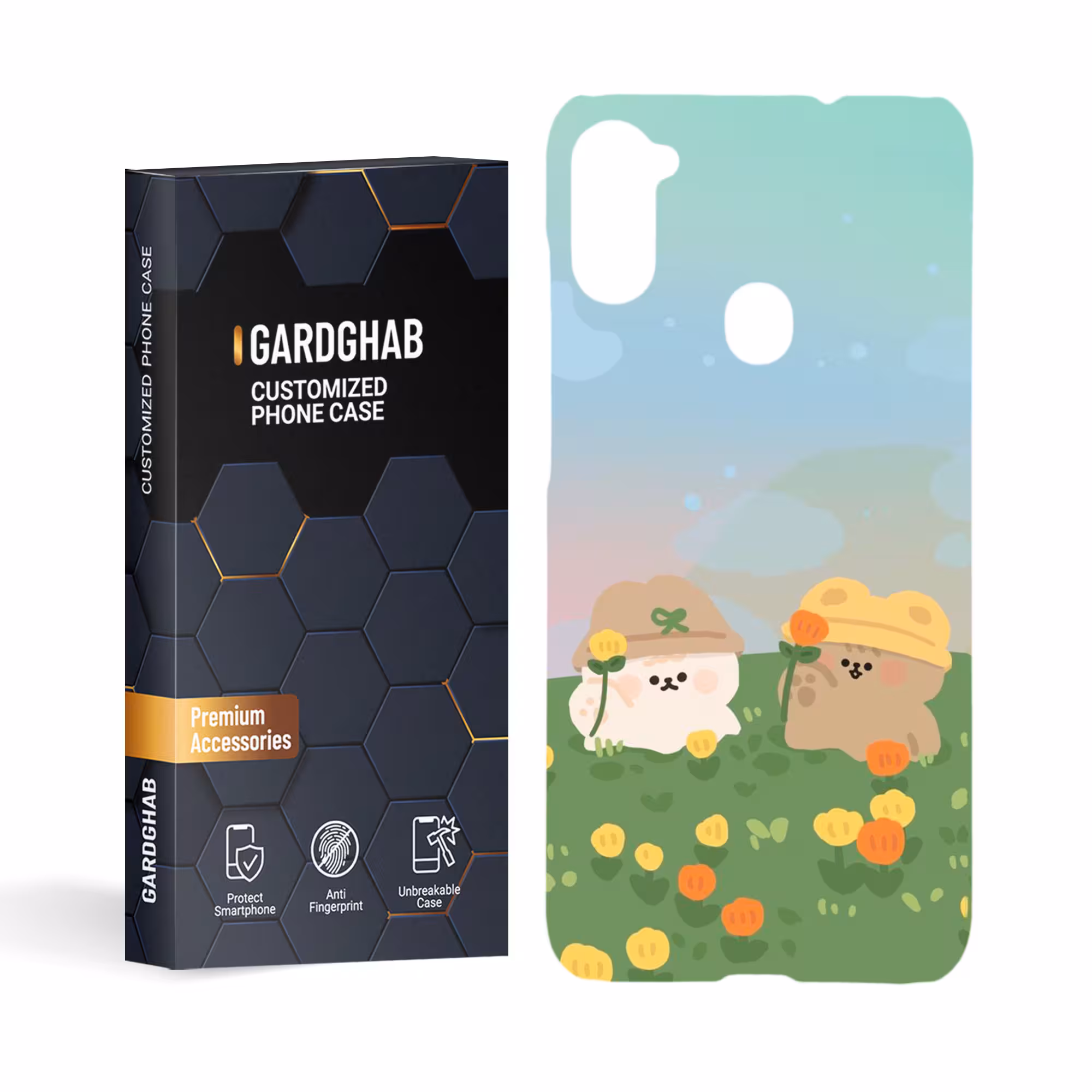 کاور گارد قاب مدل دخترانه مناسب برای گوشی موبایل سامسونگ galaxy a11