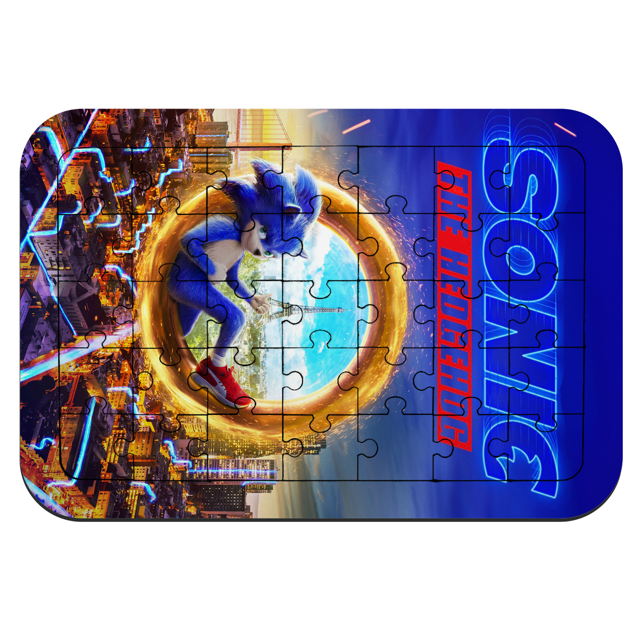 پازل 35 تکه طرح فیلم سونیک خارپشت مدل NI1839