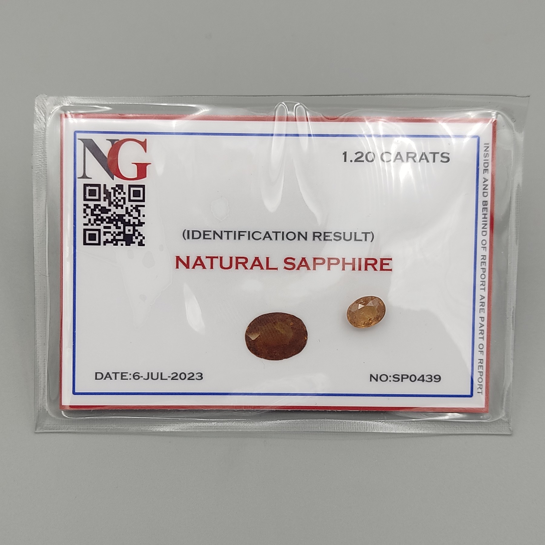 یاقوت زرد اصل شناسنامه دار بدون هیچگونه بهسازی طبیعی و معدنی 