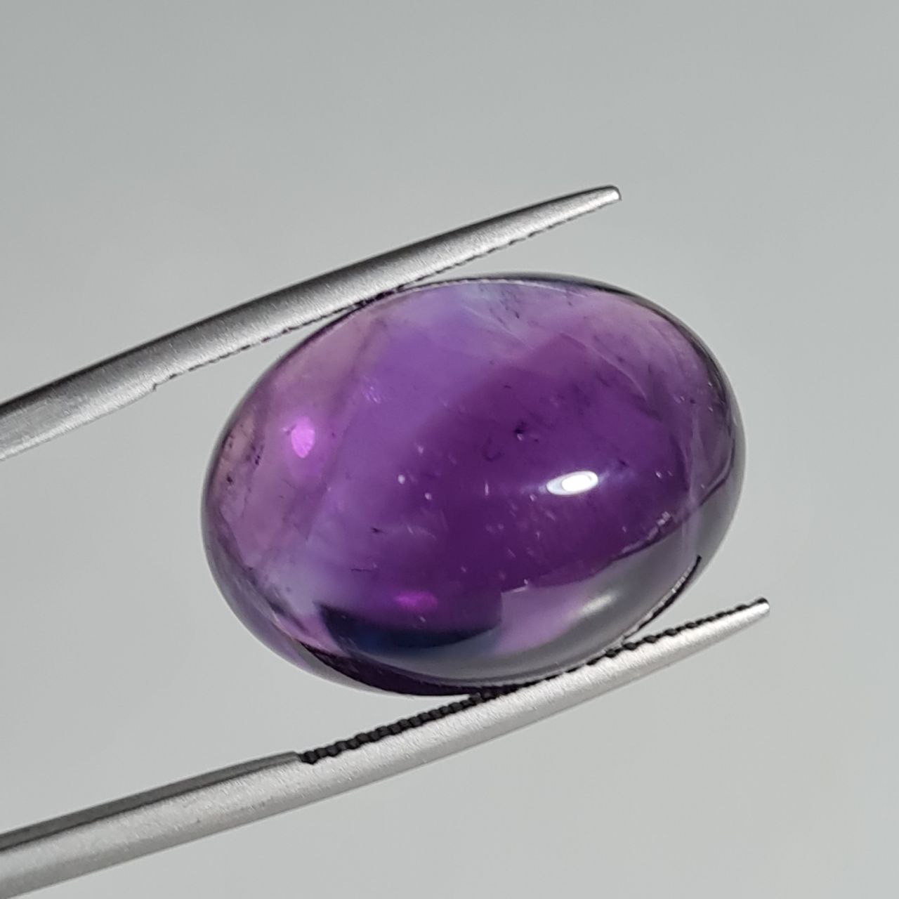 سنگ آمیتیست طبیعی بیضی دامله اصل 7027