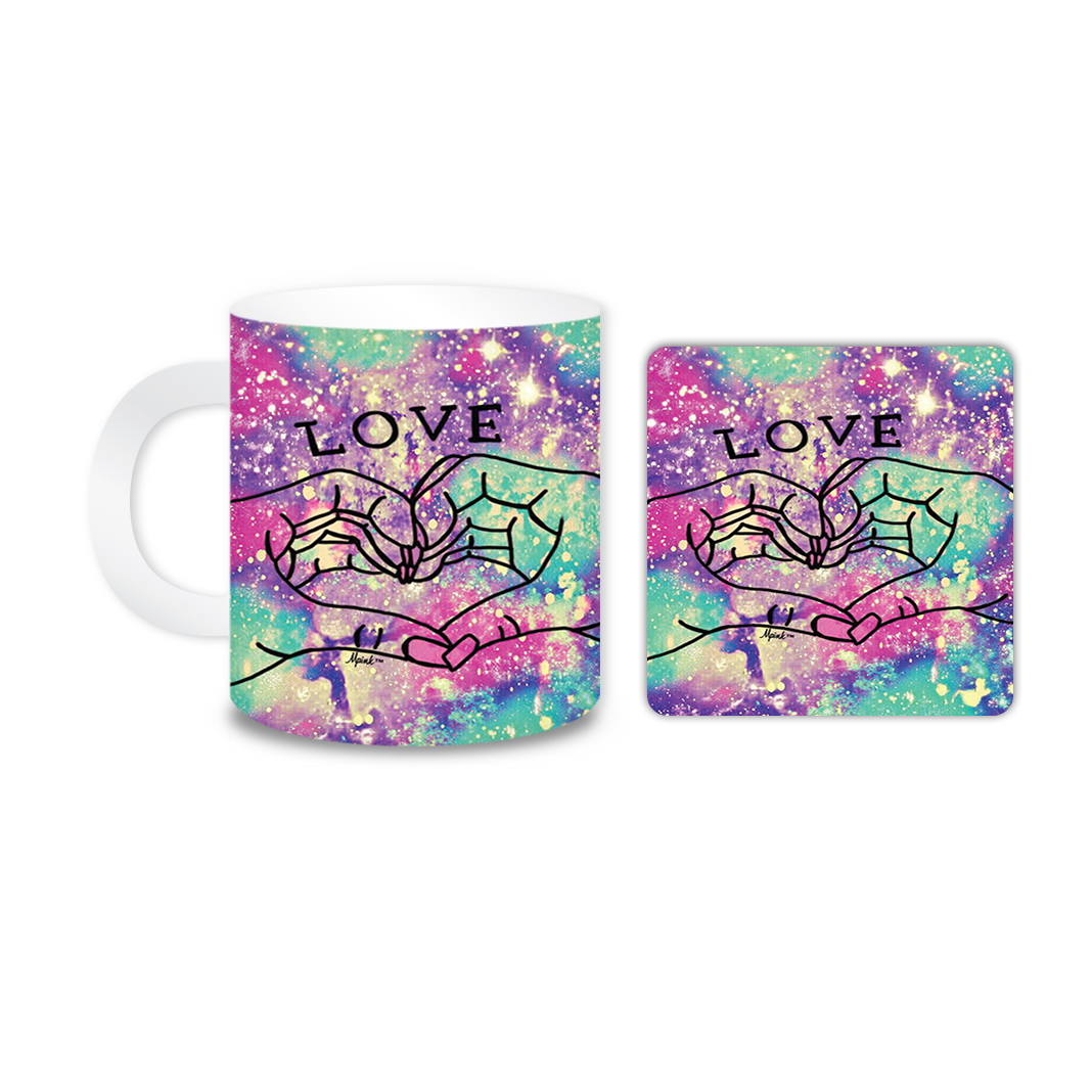 ماگ مدل دست کد 237 به همراه زیر لیوانی