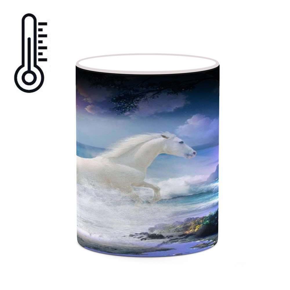 ماگ حرارتی کاکتی طرح اسب مدل mgh24162