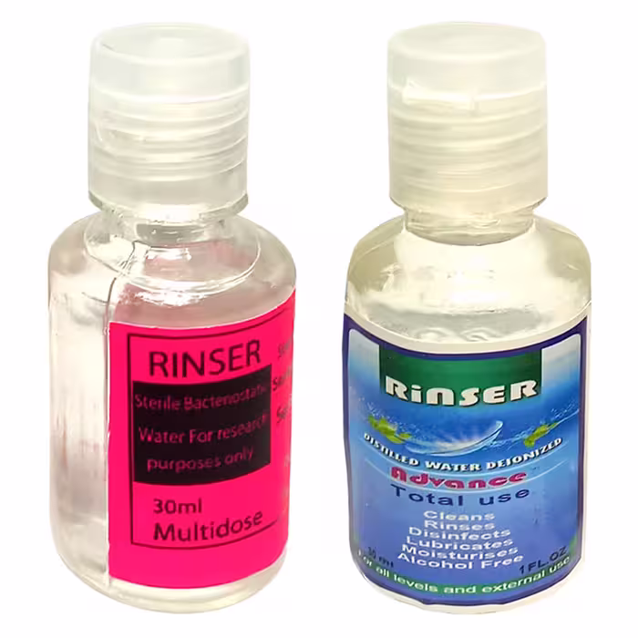 محلول شستشوی لنز رینسر مدل HERBAL حجم 60 میلی لیتر بسته 2 عددی
