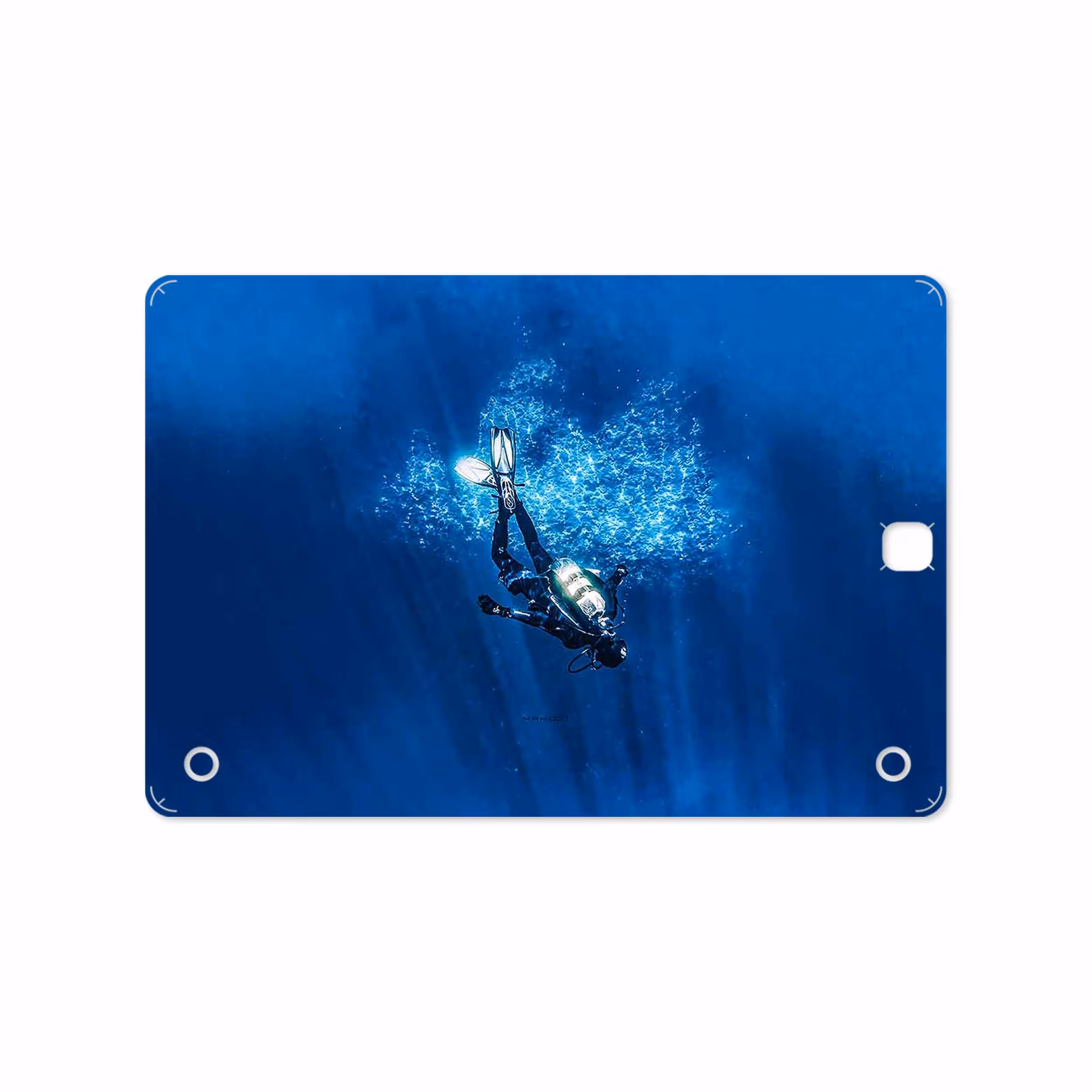 برچسب پوششی ماهوت مدل Scuba Diving مناسب برای تبلت سامسونگ Galaxy Tab A 9.7 2015 T555