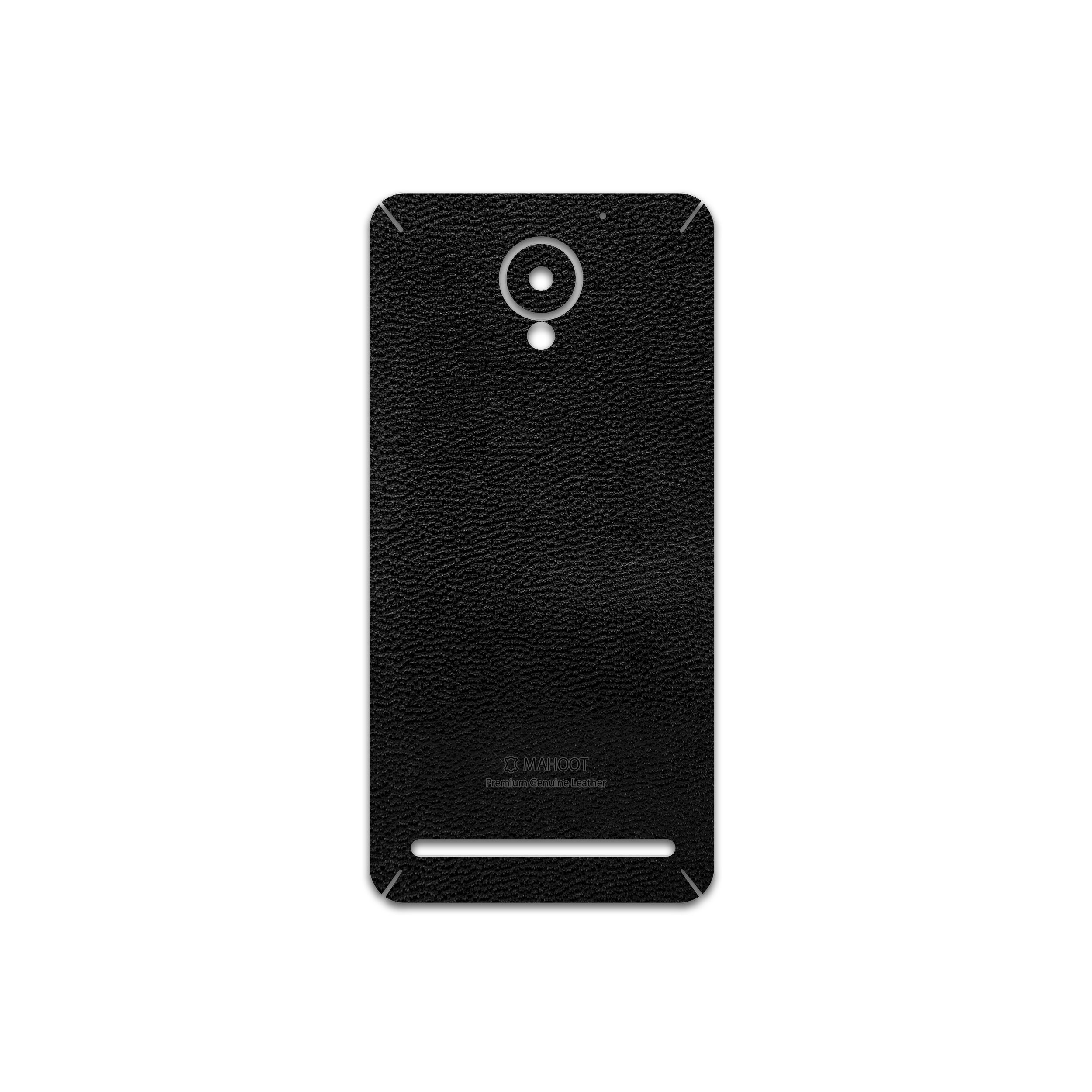 برچسب پوششی ماهوت مدل Black-Leather مناسب برای گوشی موبایل لنوو Vibe C2