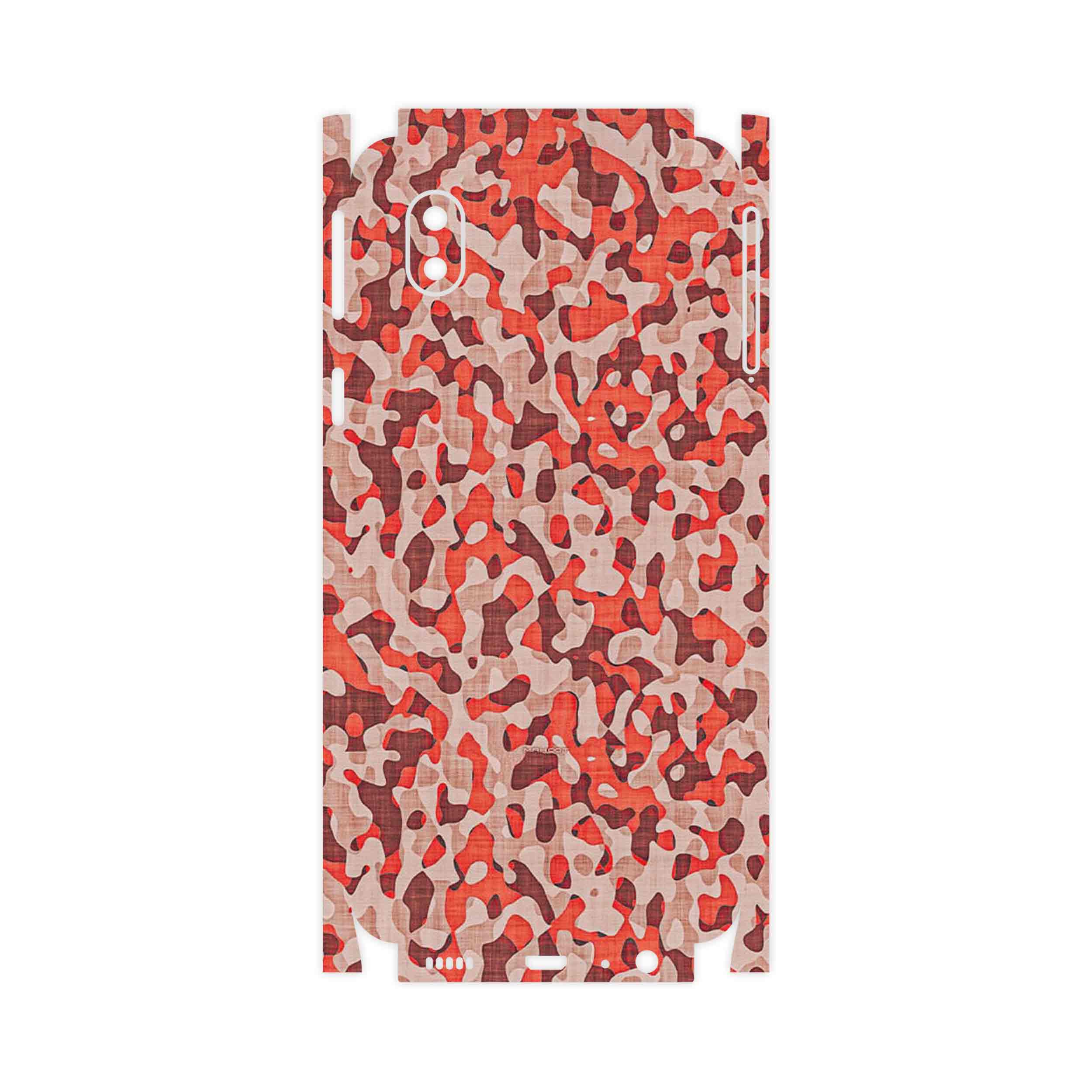 برچسب پوششی ماهوت مدل Red Infantry Army-FullSkin مناسب برای گوشی موبایل سامسونگ Galaxy A01 Core