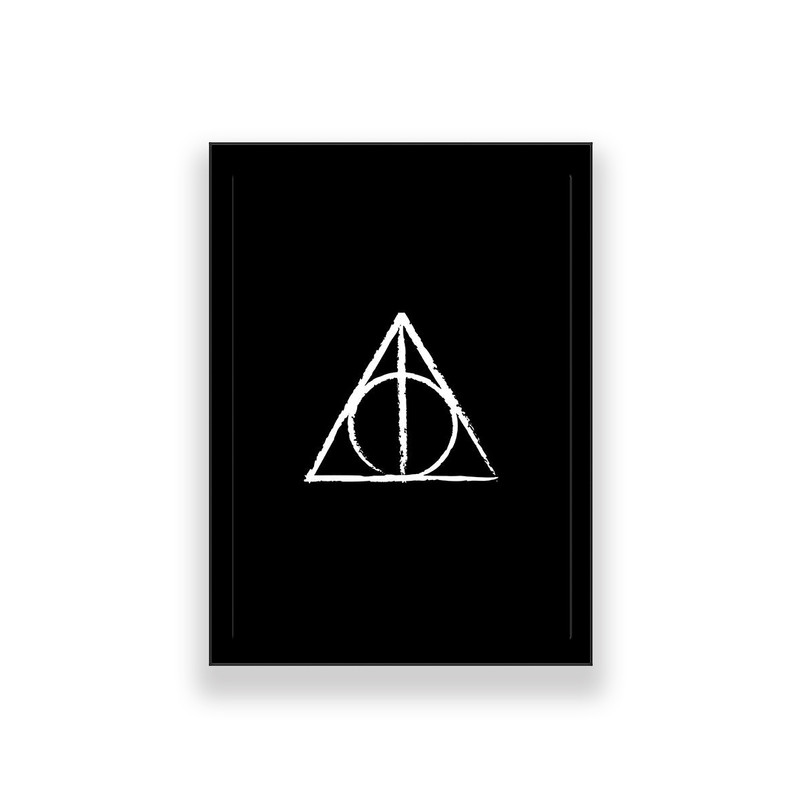 تابلو طرح یادگاران مرگ هری پاتر | دنیای قاب