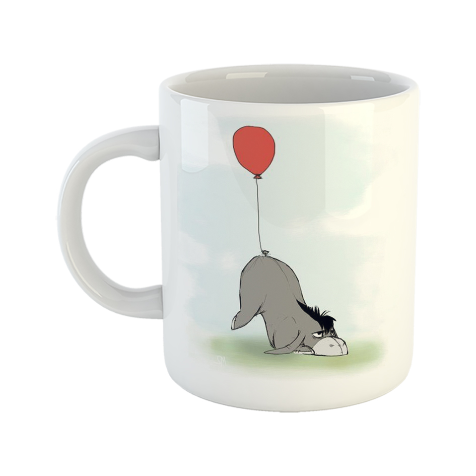 ماگ طرح ای یور الاغ و بادکنک