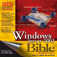 خرید و دانلود نسخه کامل کتاب Windows Server 2003 bible, R2 and SP1 edition