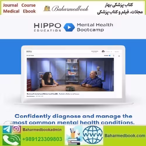 Hippo Mental Health Bootcamp 2023 video course price 80€ - کتاب پزشکی بهار