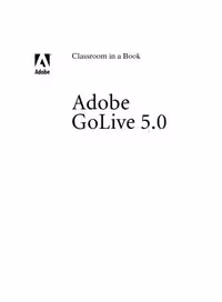 خرید و دانلود نسخه کامل کتاب adobe golive 5.0 - classroom in a book