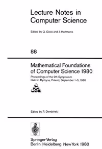 خرید و دانلود نسخه کامل کتاب Mathematical Foundations of Computer Science 1980: Proceedings of the 9th Symposium Held in Rydzyna, Poland, September 1–5, 1980