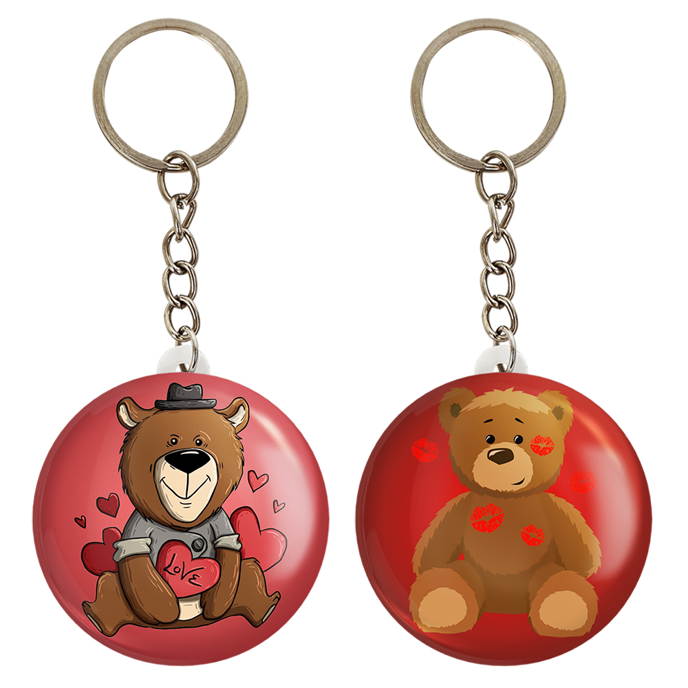 جاکلیدی خندالو مدل عاشقانه کد 18541864 مجموعه 2 عددی