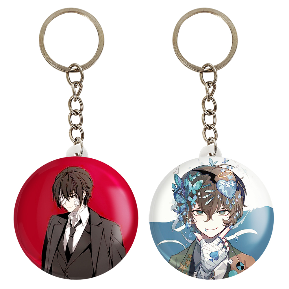 جاکلیدی خندالو مدل دازای اوسامو انیمه سگ های ولگرد بانگو کد 1013910136 مجموعه 2 عددی