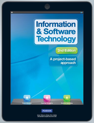 خرید و دانلود نسخه کامل کتاب Information &amp; Software Technology: A project-based approach