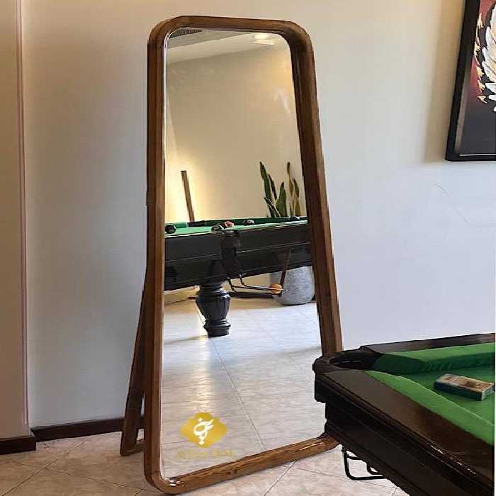 آینه مدل آوینا | پایه دار چوب روس | آینه اردکان | ابعاد 70 *‌ 170 - آینه اول