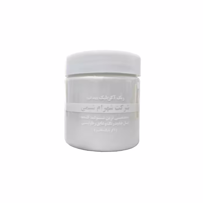 رنگ آکریلیک سفید صدفی شهرام شیمی مدل ARTEX COLOR وزن 300 گرم