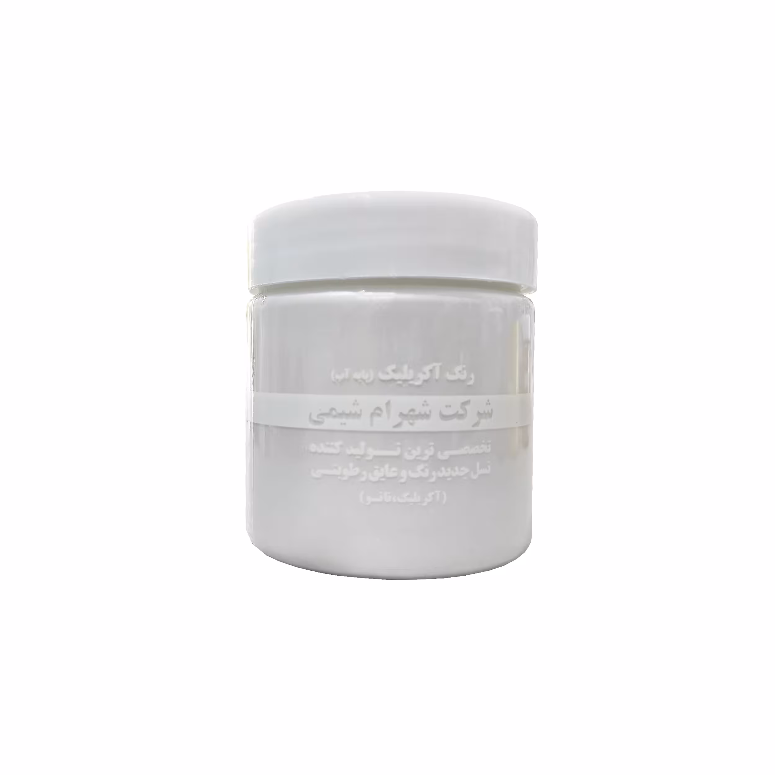 رنگ آکریلیک سفید صدفی شهرام شیمی مدل ARTEX COLOR وزن 300 گرم